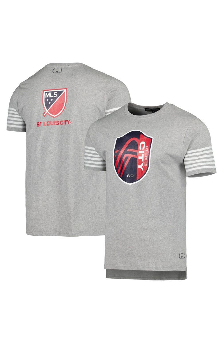 GRUNGY GENTLEMAN Men's Grungy Gentleman Heather Gray St. Louis City SC T-Shirt, Main, color, Heather Gray