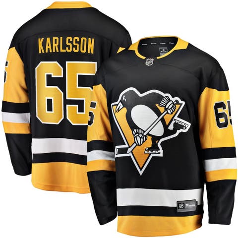 Men's Fanatics Branded Erik Karlsson Black Pittsburgh Penguins Home Breakaway Jersey