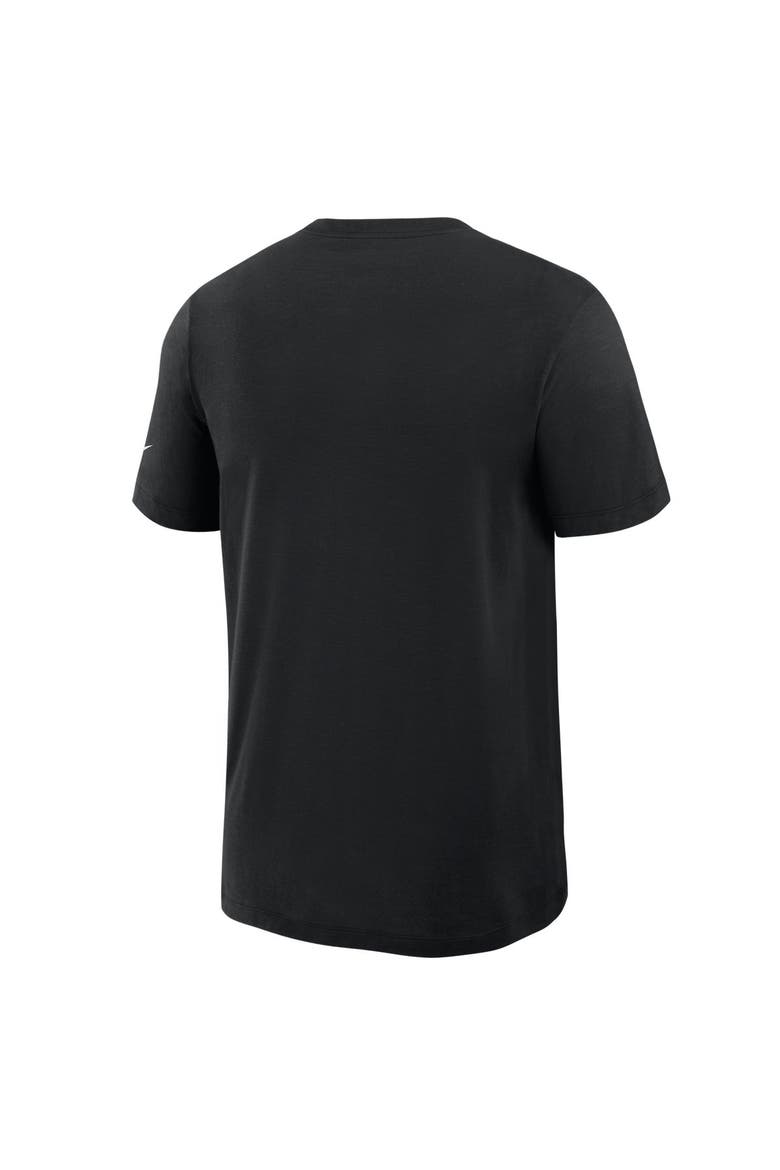 Men's Nike Black Cincinnati Bengals Left End Run Slub T-Shirt, Alternate, color, Black