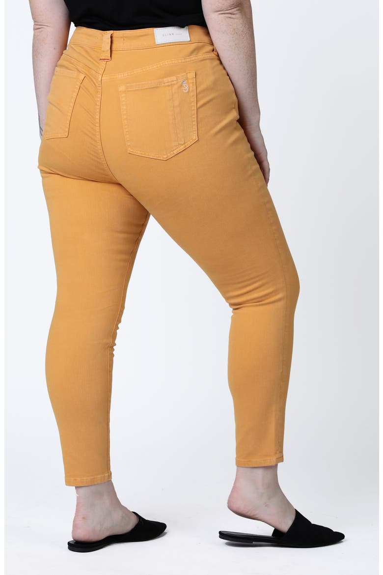Medium Rise Jeggings, Alternate, color, CLEMENTINE