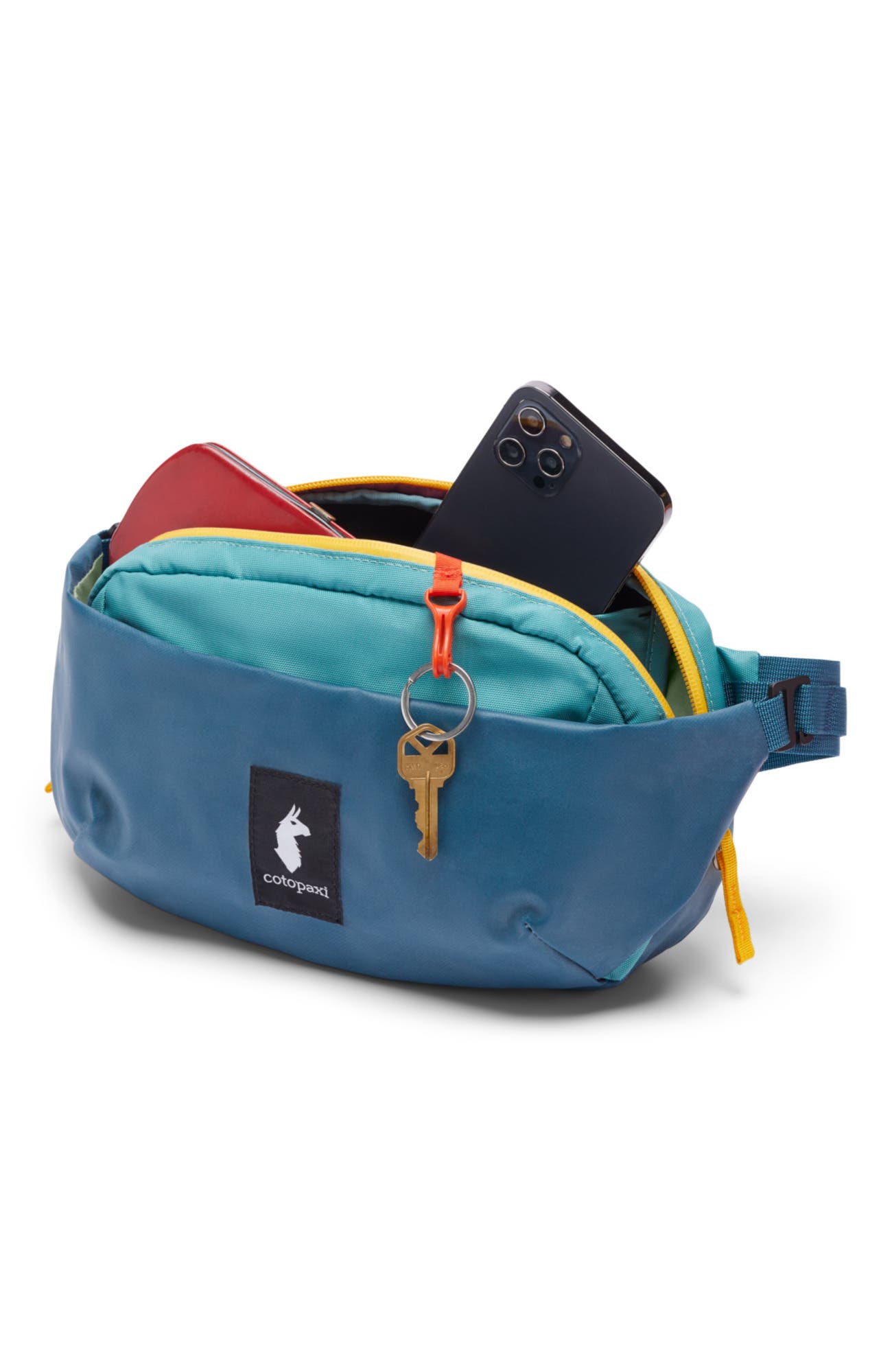 Cotopaxi Coso 2L Hip Pack - Cada Día, Alternate, color, Blue Smoke/Live Oak