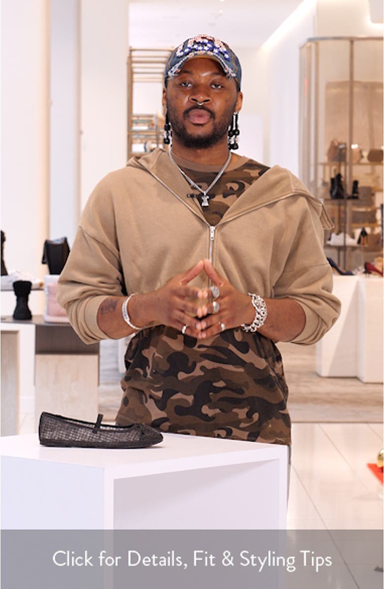 Myra Mesh Ballet Flat, sales video thumbnail