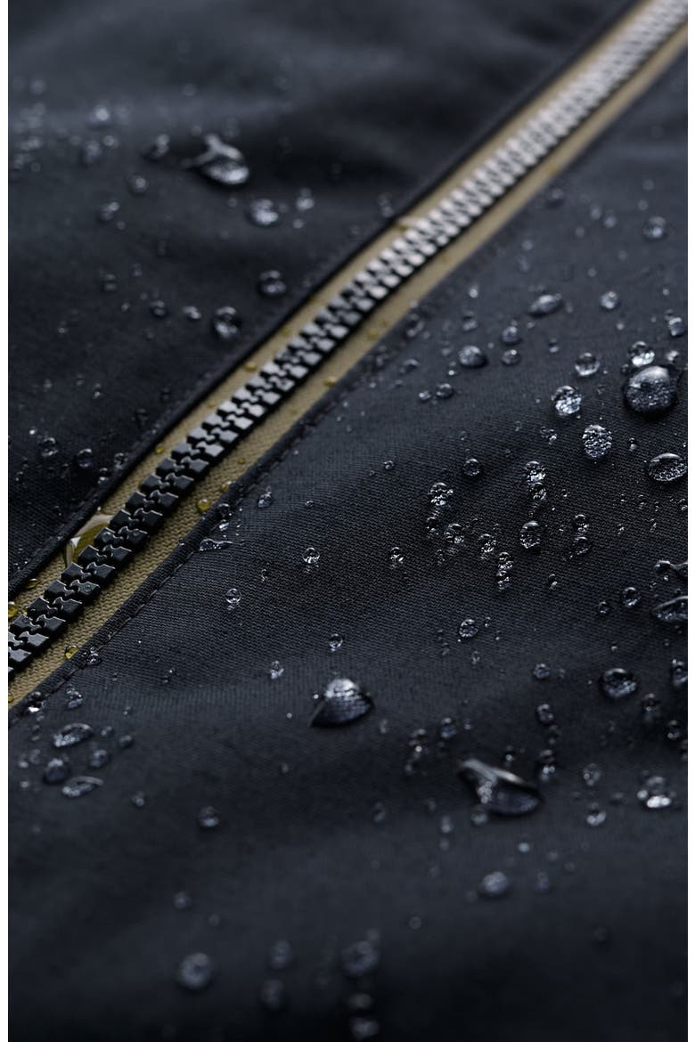 Coverack Waterproof Organic Cotton Blend Coat, Alternate, color, INKWELL
