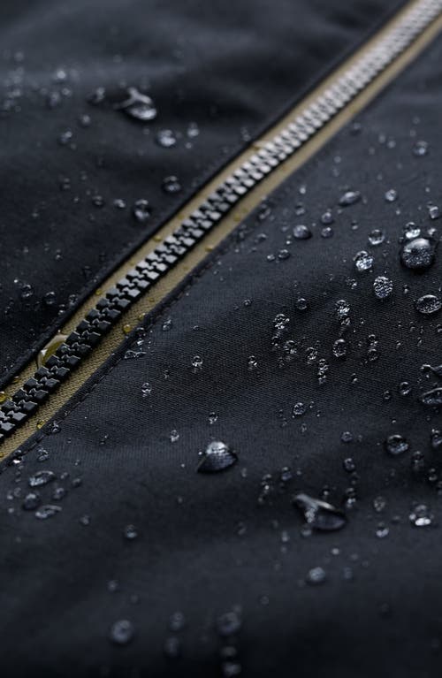 Seasalt Cornwall Coverack Waterproof Organic Cotton Blend Coat In Blue