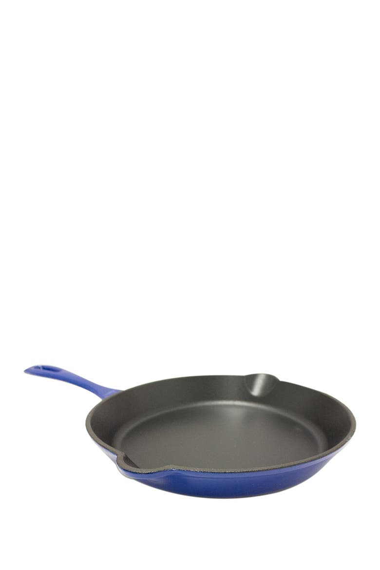 2-Piece Enamel on Cast Iron Set, Blue, Alternate, color, BLUE