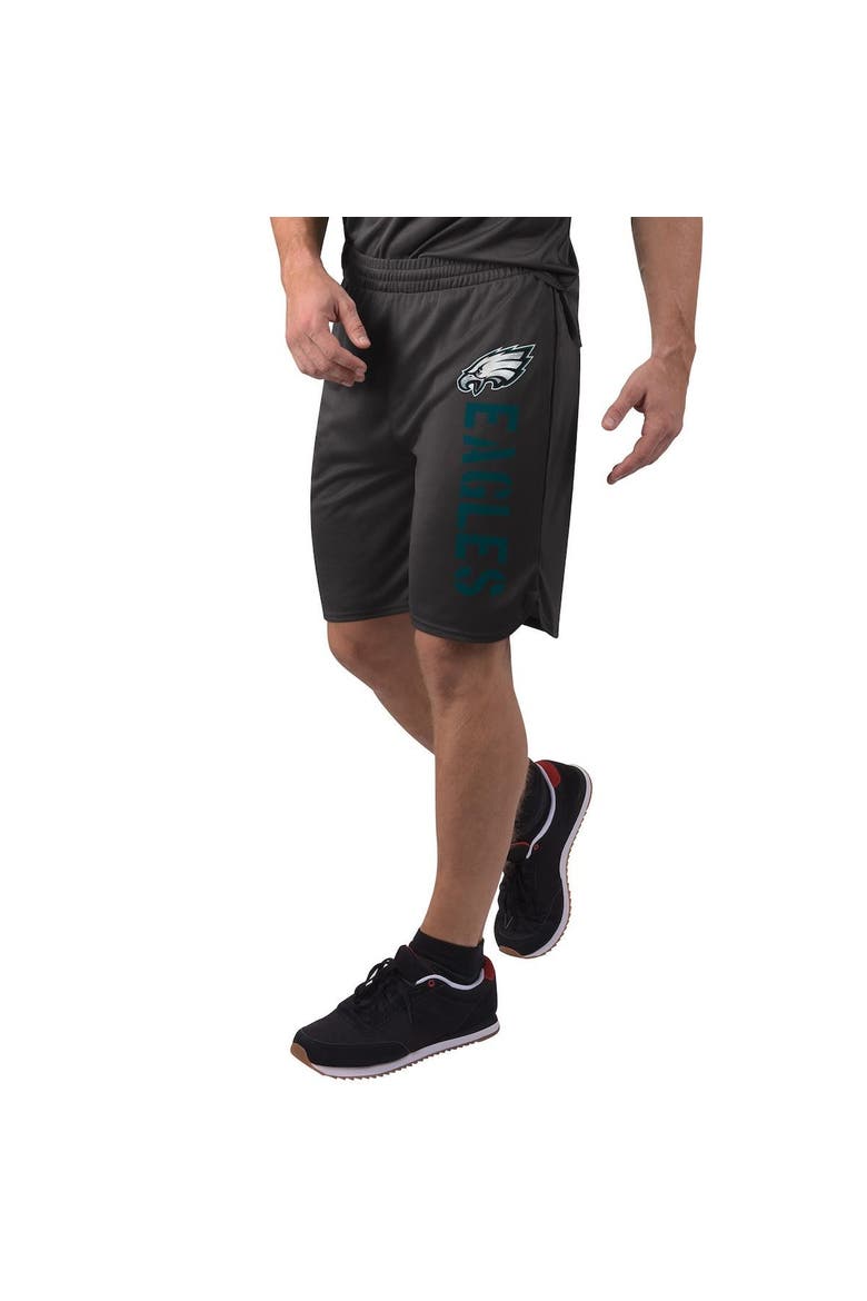 Men's MSX by Michael Strahan Black Philadelphia Eagles Team Shorts, Main, color, Black