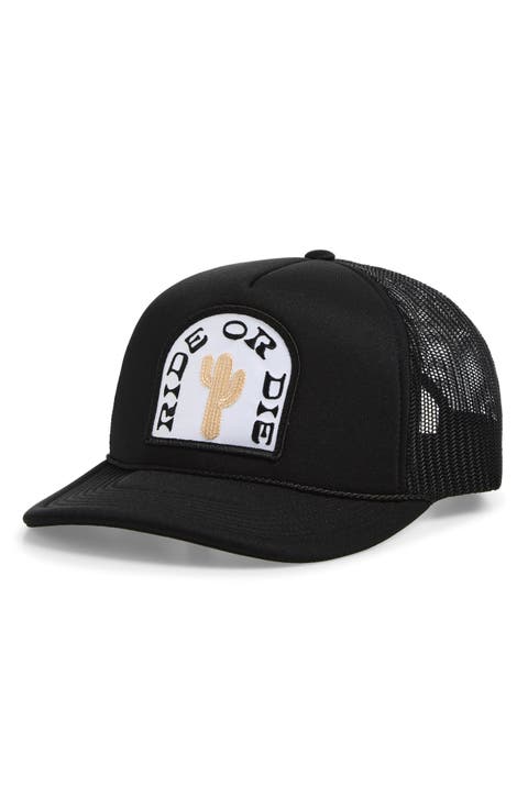 Ride or Die Patch Snapback Trucker Hat
