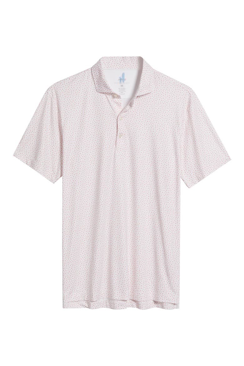 Plumeria Floral Featherweight Performance Polo, Alternate, color, AZALEA