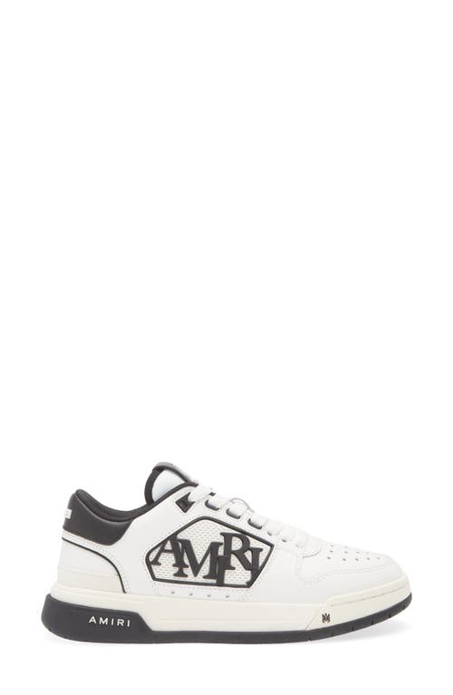 Amiri Classic Low Sneakers In White Leather In White Black