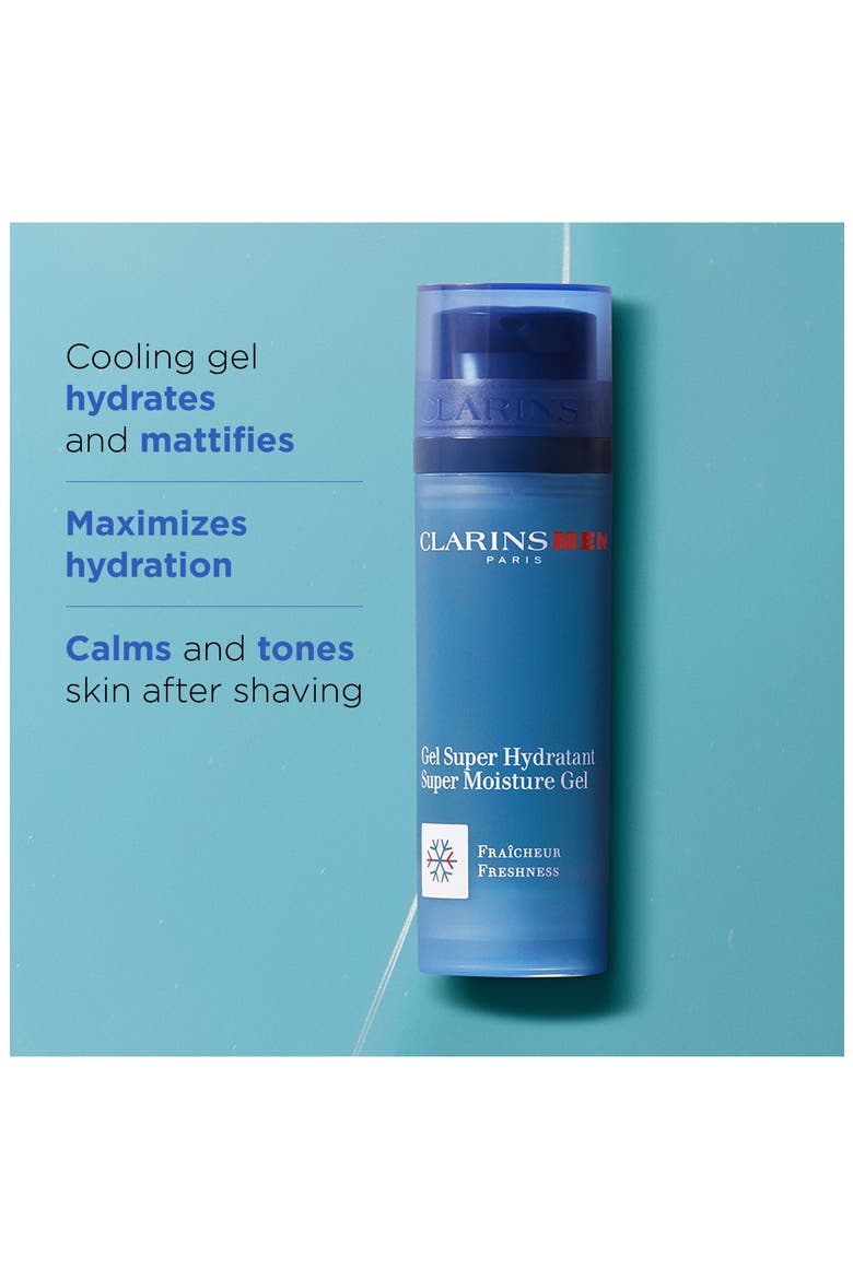 ClarinsMen Super Hydrating Moisturizer Cooling Gel, All Skin Types, Alternate, color, NO COLOR