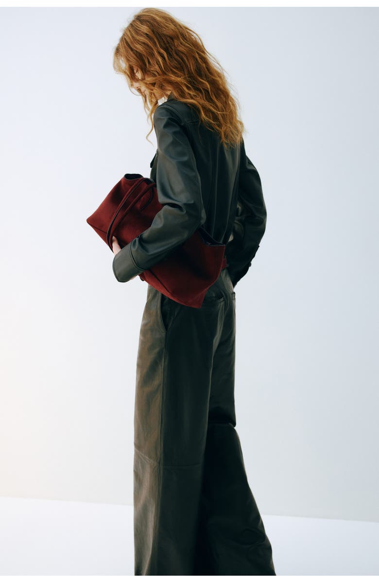 H&M Tote Bag, Alternate, color, Burgundy