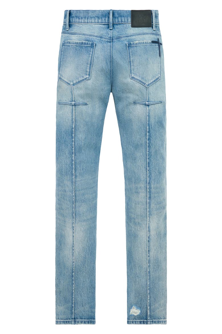Clayton Ripped Skinny Jeans, Alternate, color, GOLDEN INDIGO