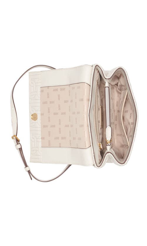 Dkny Delanie Flap Shoulder In Pebble