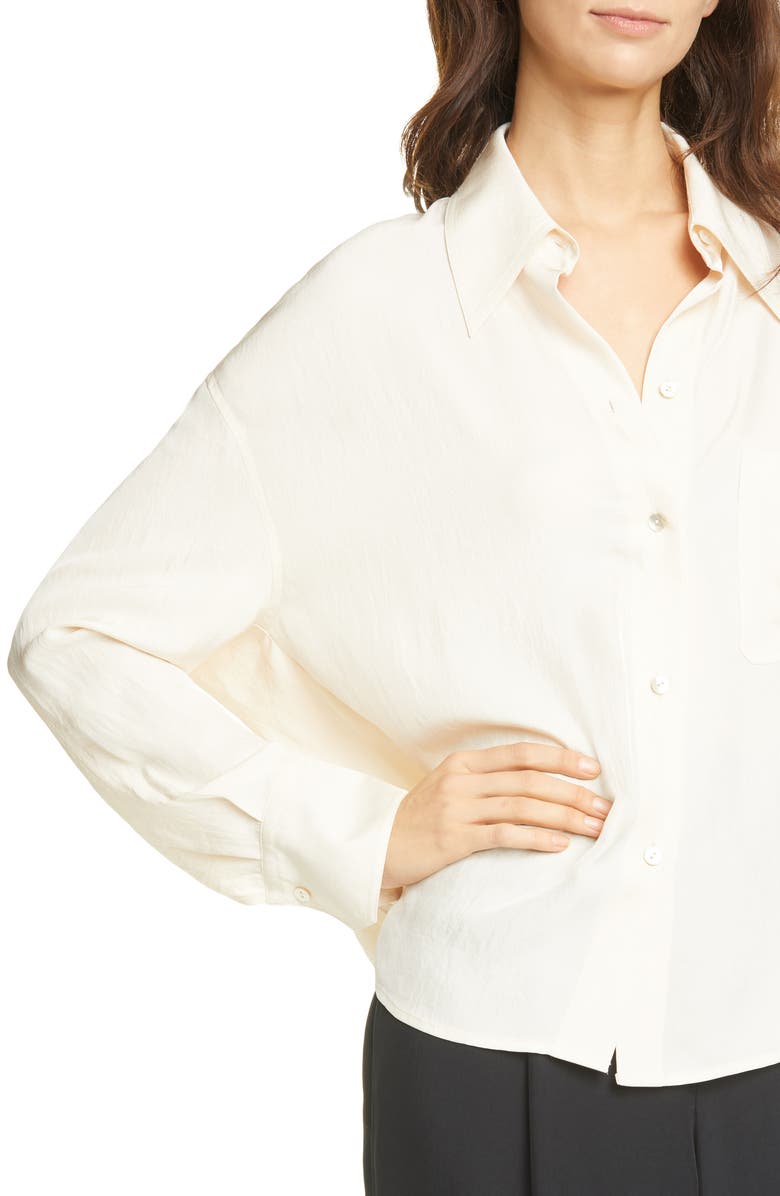 Vince Boxy Button-Up Shirt, Alternate, color, 