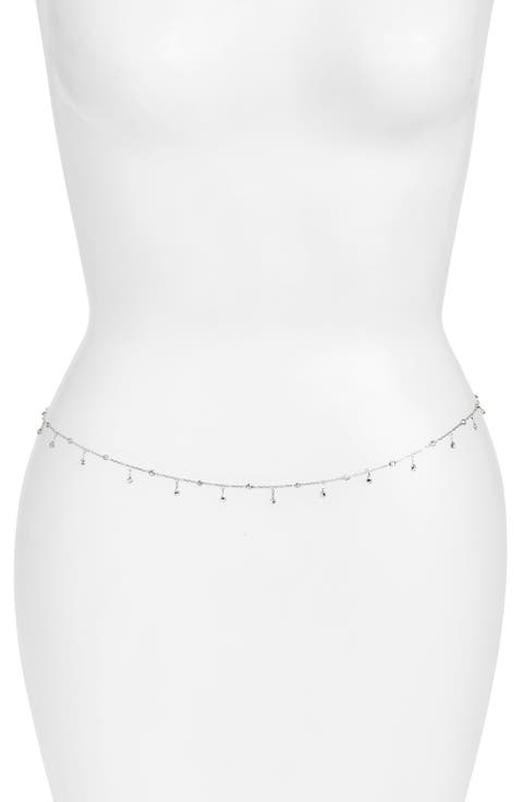 Cubic Zirconia Belly Chain