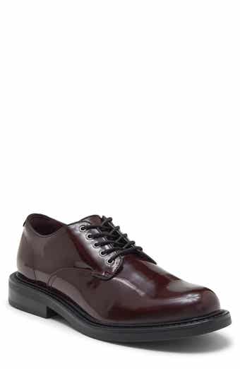 Darcio Faux Leather Plain Toe Derby