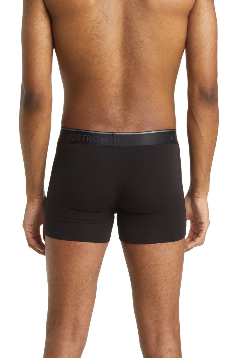 Nordstrom 2-Pack 5-Inch Modern Stretch Supima<sup>®</sup> Cotton Boxer Briefs, Alternate, color,