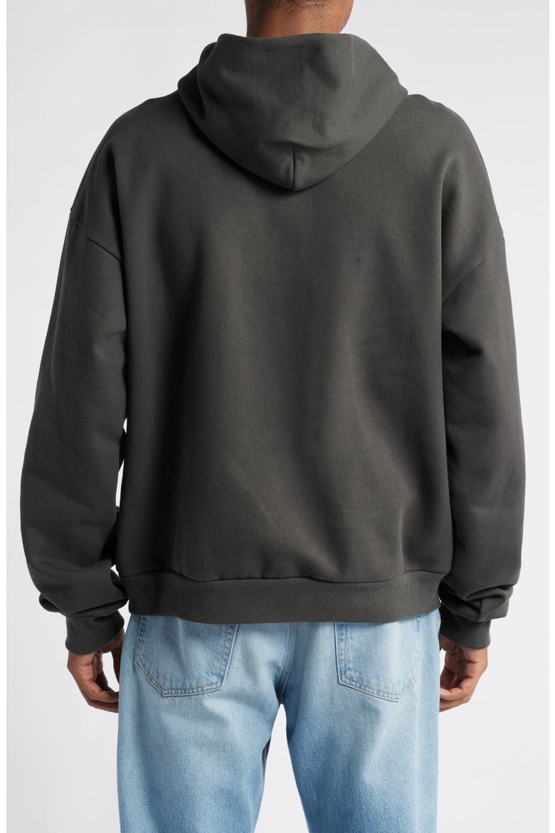 Hunter Bear Cotton Hoodie, Alternate, color, WASHED-BLACK