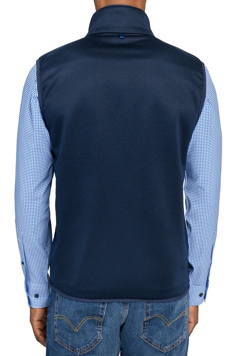 Solid Fleece Vest, Alternate, color, NAVY
