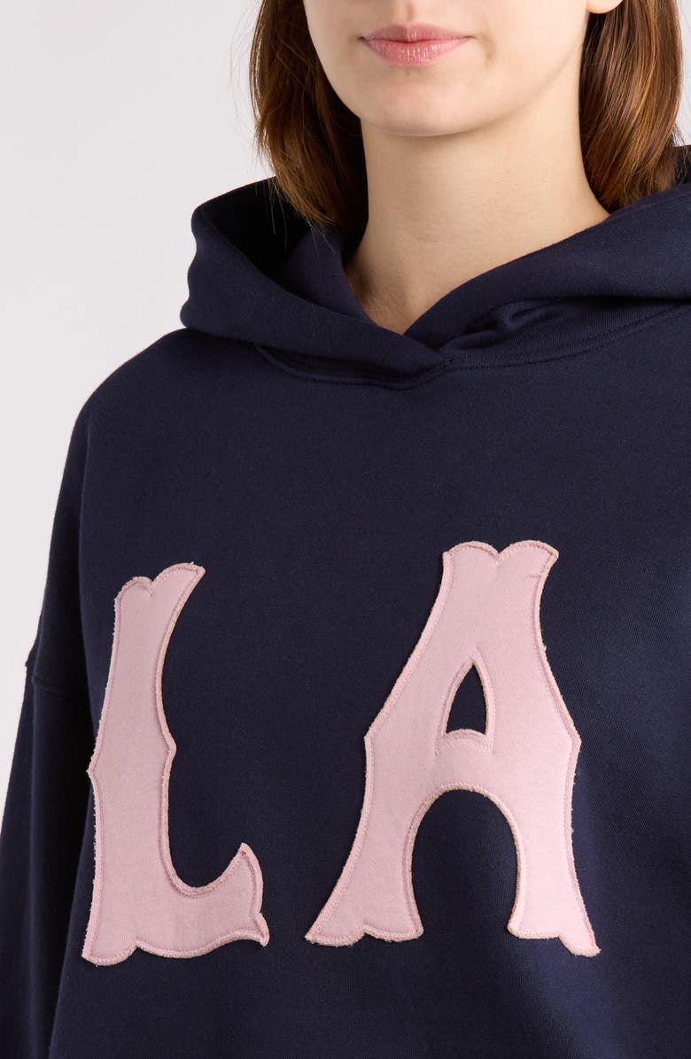 PacSun LA Cotton Blend Hoodie, Alternate, color, Navy