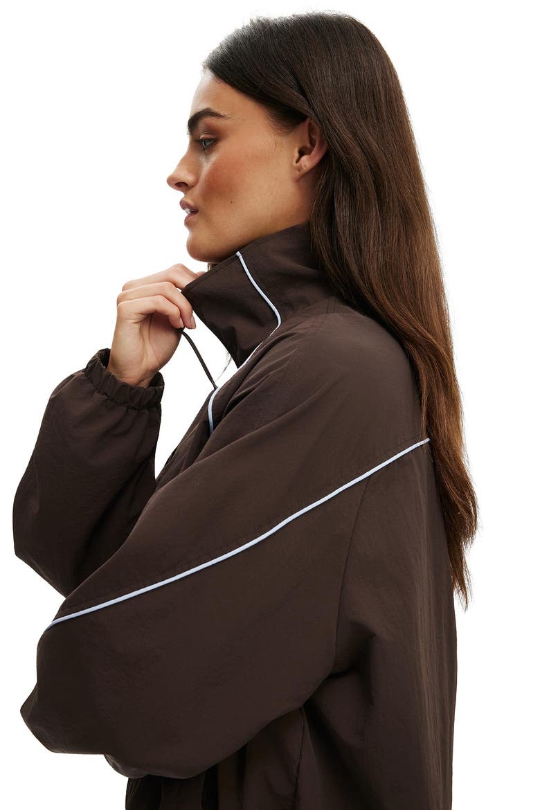 Women's Active Offside Windbreaker, Alternate, color, French Roast