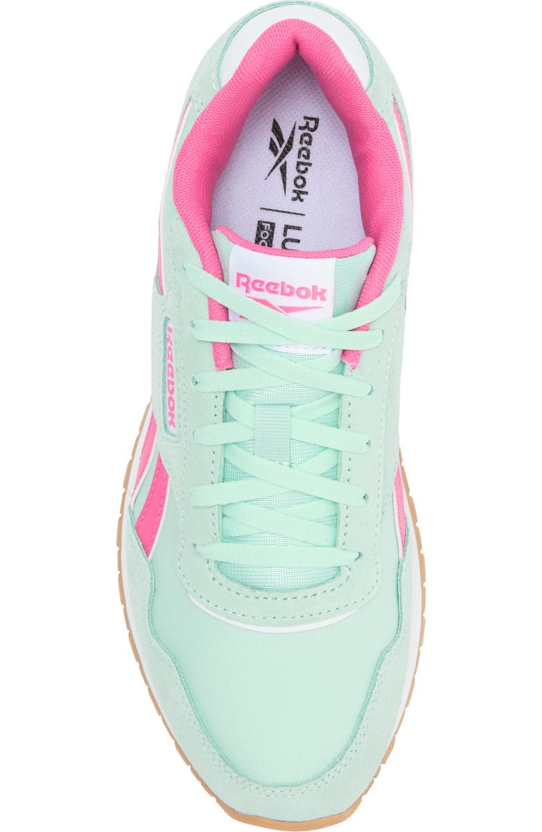 Reebok Glide Sneaker, Alternate, color, Aqua Pink White