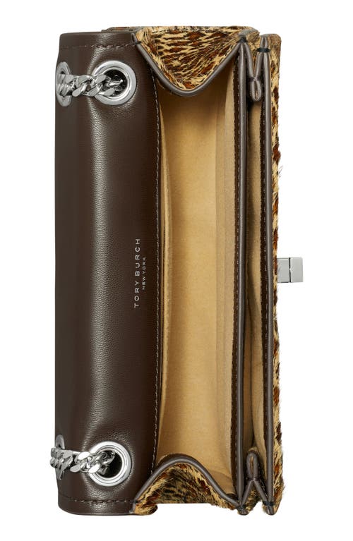 Tory Burch Kira Turnlock Mini Convertible Shoulder Bag In Brown