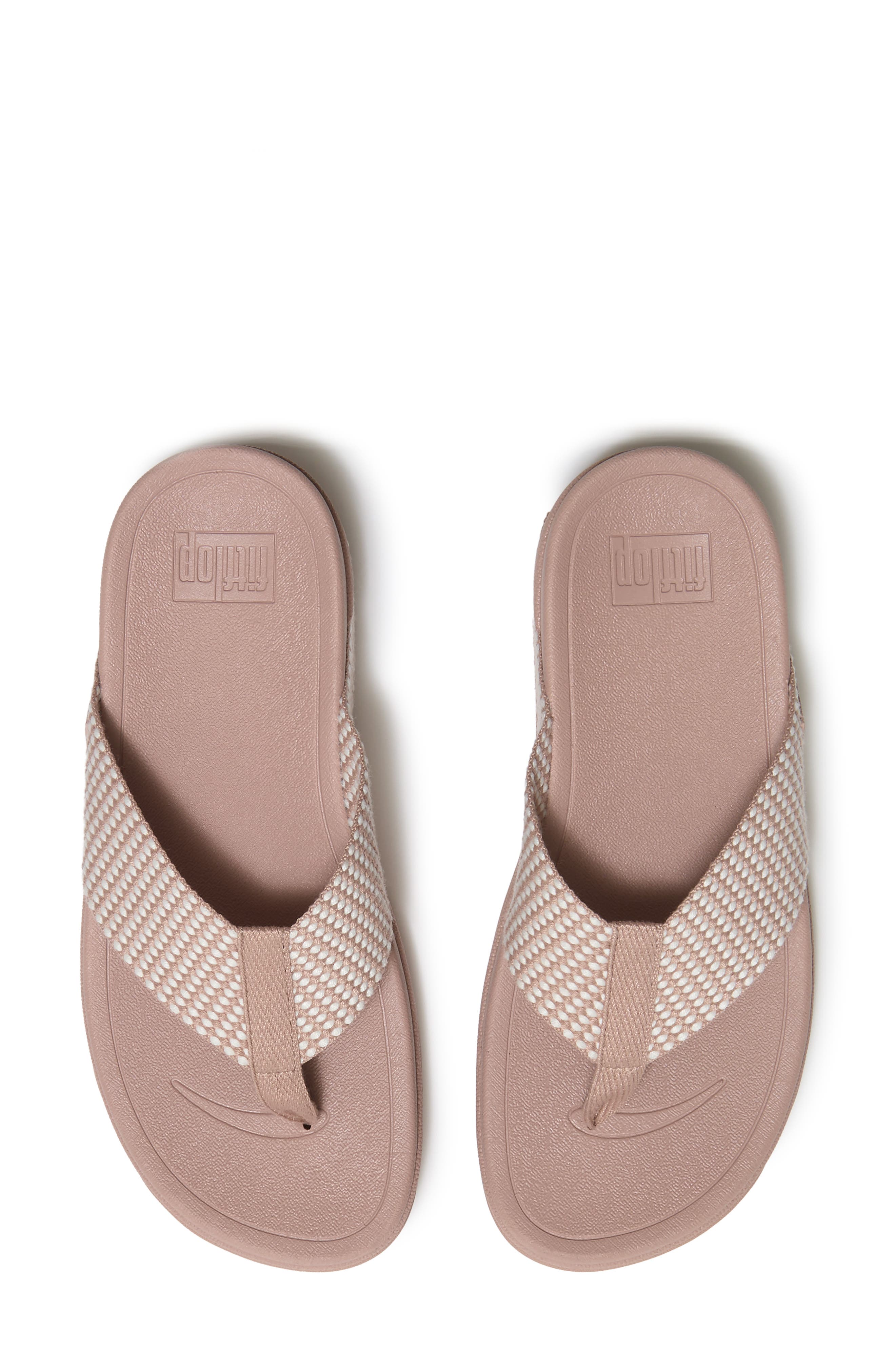 Flowmotion Wedge Flip Flop, Alternate, color, BEIGE BUFF