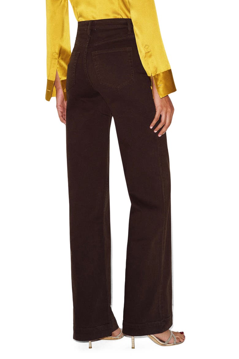 Bex Super Stretch High Waist Wide Leg Jeans, Alternate, color, MOLE