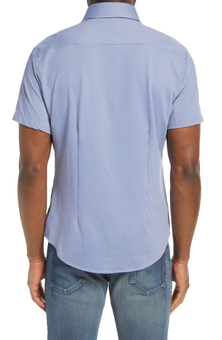 Mizzen+Main Beckett Trim Fit Gingham Shirt, Alternate, color,