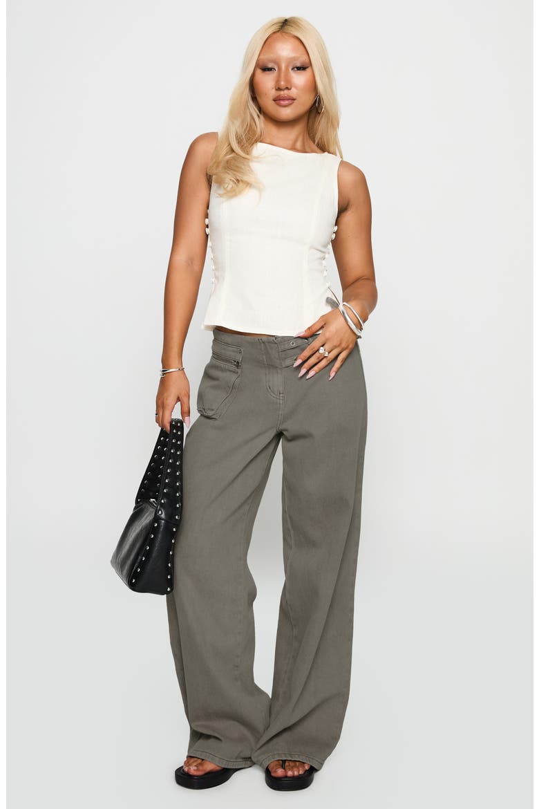 Escaper Button Top, Alternate, color, WHITE