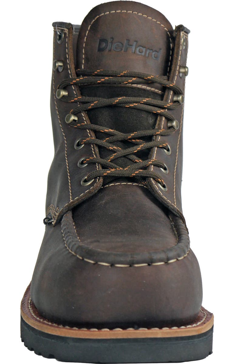 DieHard Monte Composite Toe Waterproof Work Boot Dark Brown, Alternate, color, Dark Brown