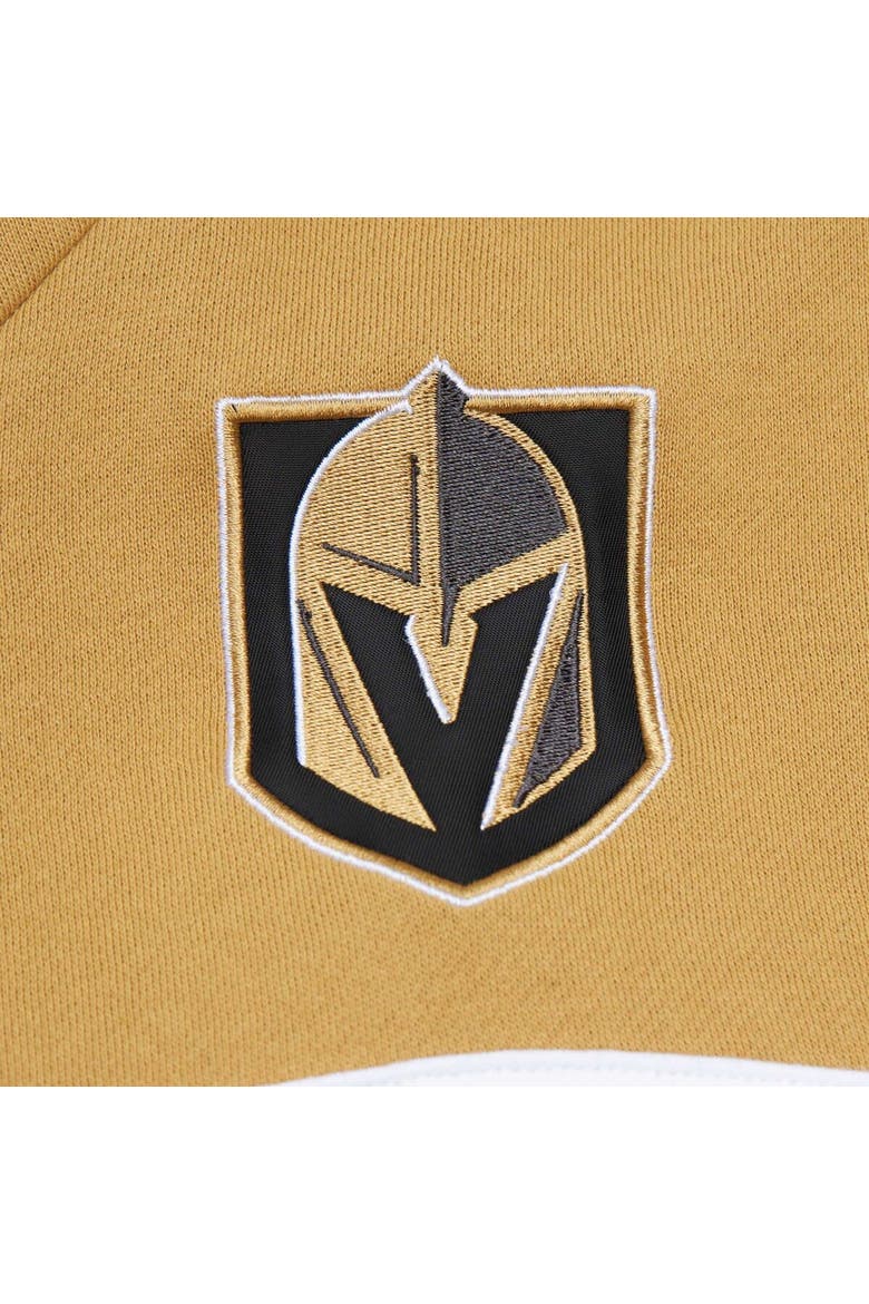 Men's Mitchell & Ness Black/Gold Vegas Golden Knights Head Coach Pullover Hoodie, Alternate, color, Black