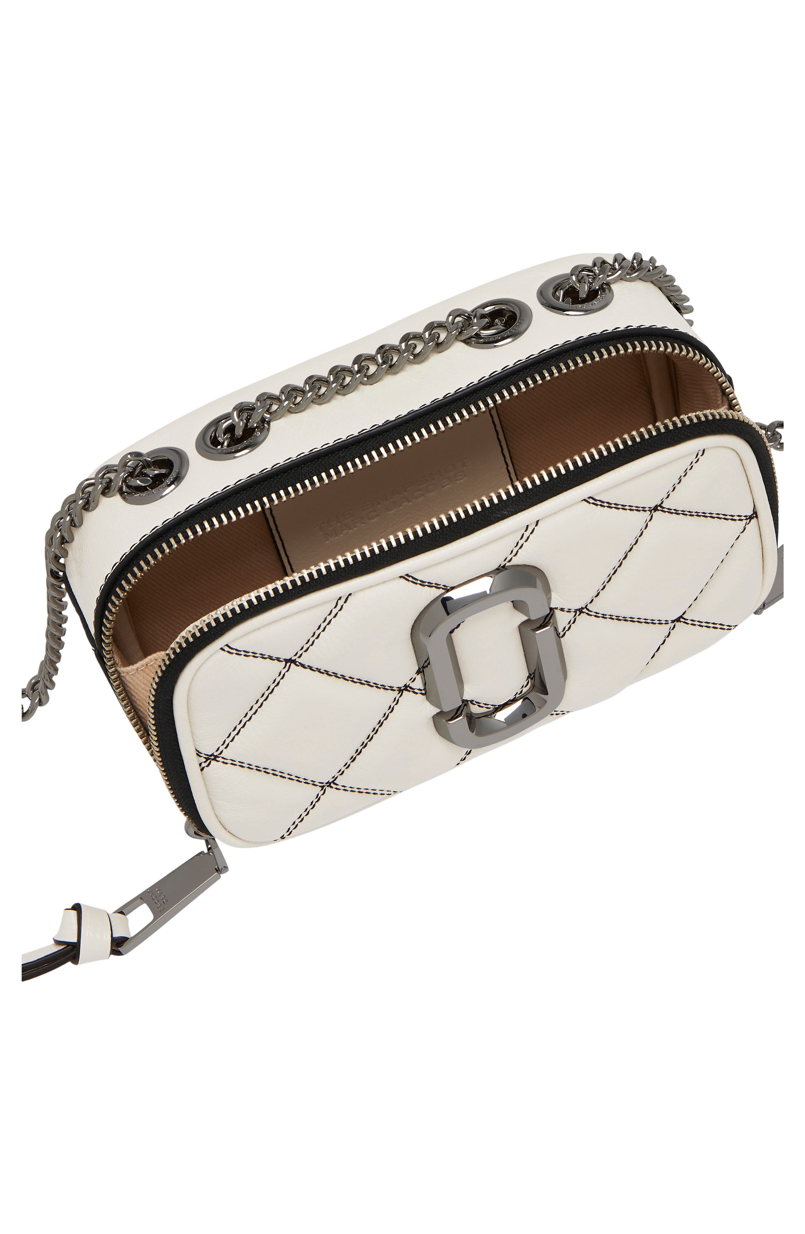 Marc Jacobs The Bi-Color Quilted Softshot Bag, Alternate, color, 