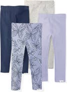 BUTTERBLU Kids' Layla 4-Pack Leggings