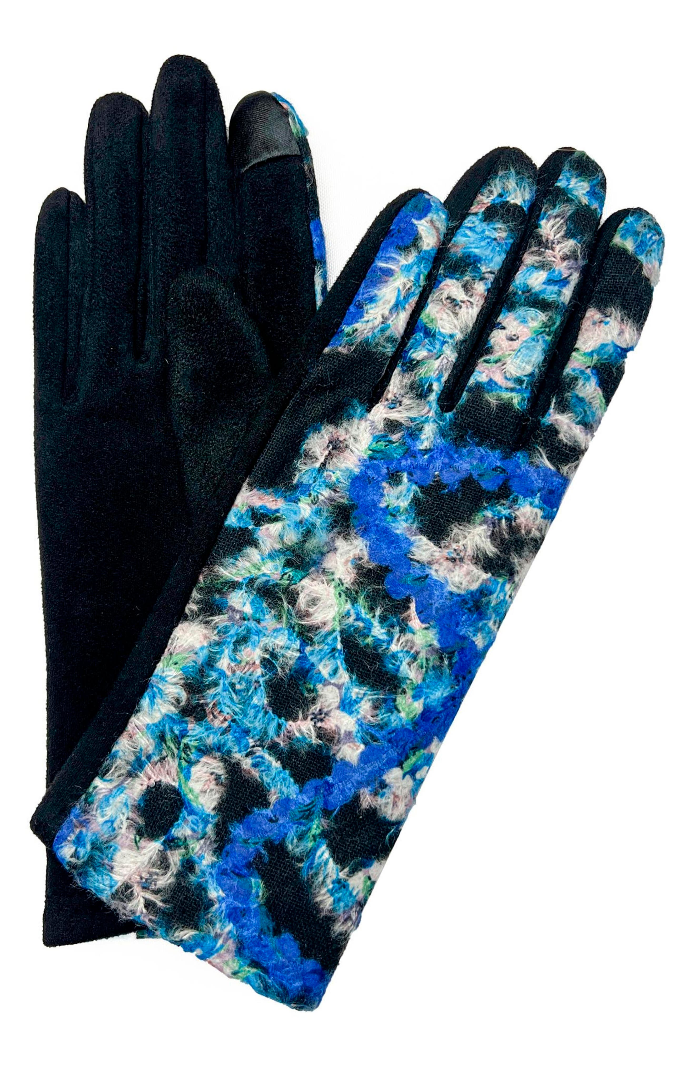 MARCUS ADLER Abstract Jersey Touchscreen Gloves