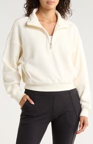 APANA Forever Fleece Quarter Zip Sweatshirt