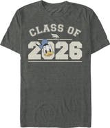 Mickey & Friends Men's Donald Class of 2026 Short Sleeve Graphic T-Shirt