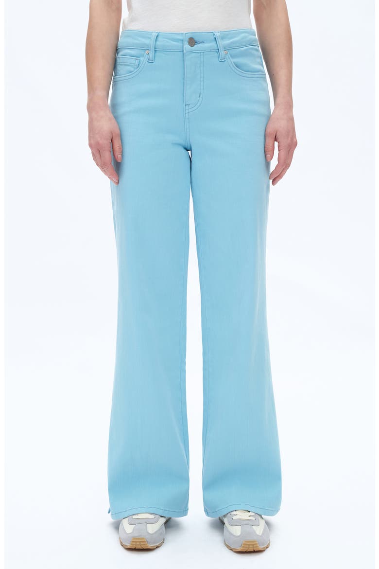 Mid Rise Wide Leg Jeans, Main, color, SKY BLUE