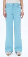 Bayeas Mid Rise Wide Leg Jeans