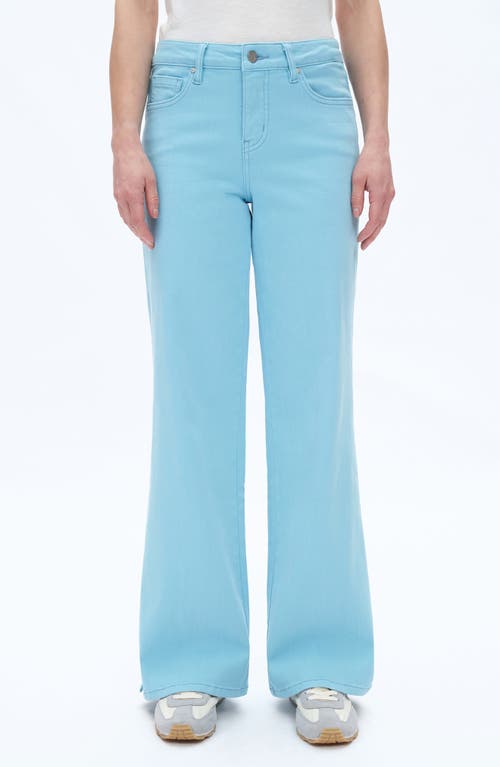 Bayeas Mid Rise Wide Leg Jeans In Blue