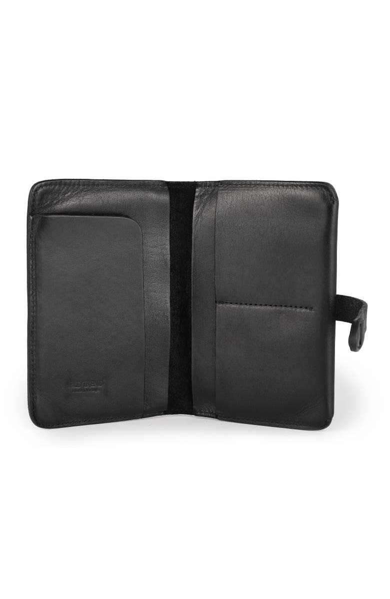 OLD TREND Leeds Genuine Leather Bifold Passport Holder, Alternate, color, Black