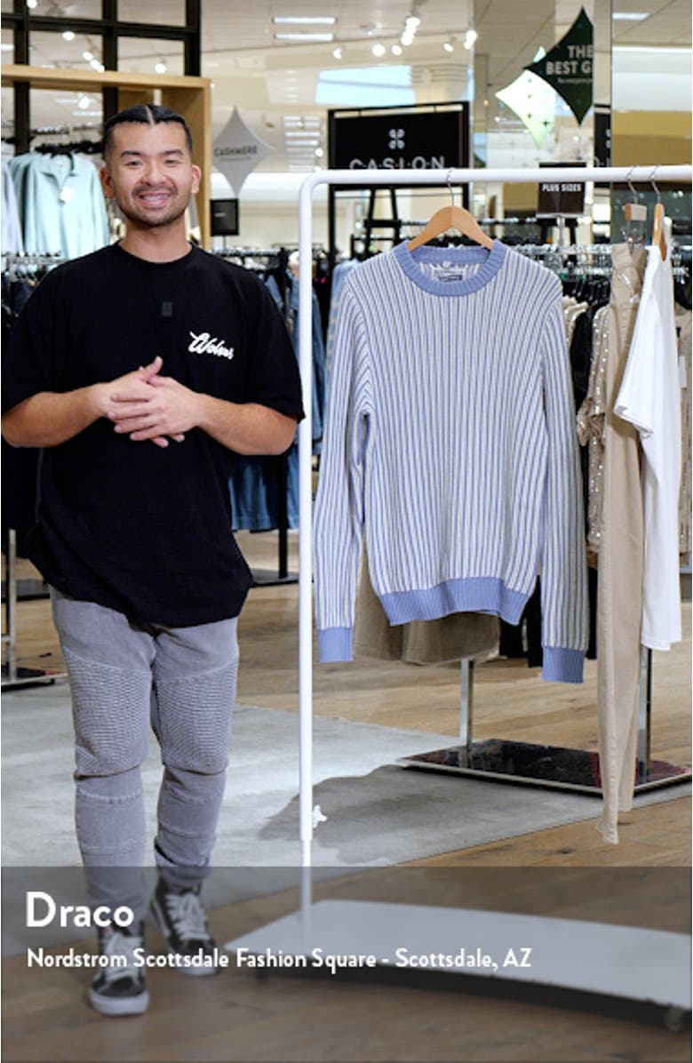 Stripe Rib Sweater, sales video thumbnail