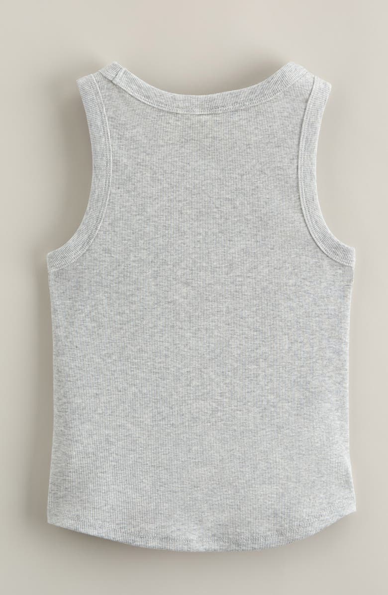 Treasure & Bond Kids' Easy Rib Tank, Alternate, color, Grey Light Heather