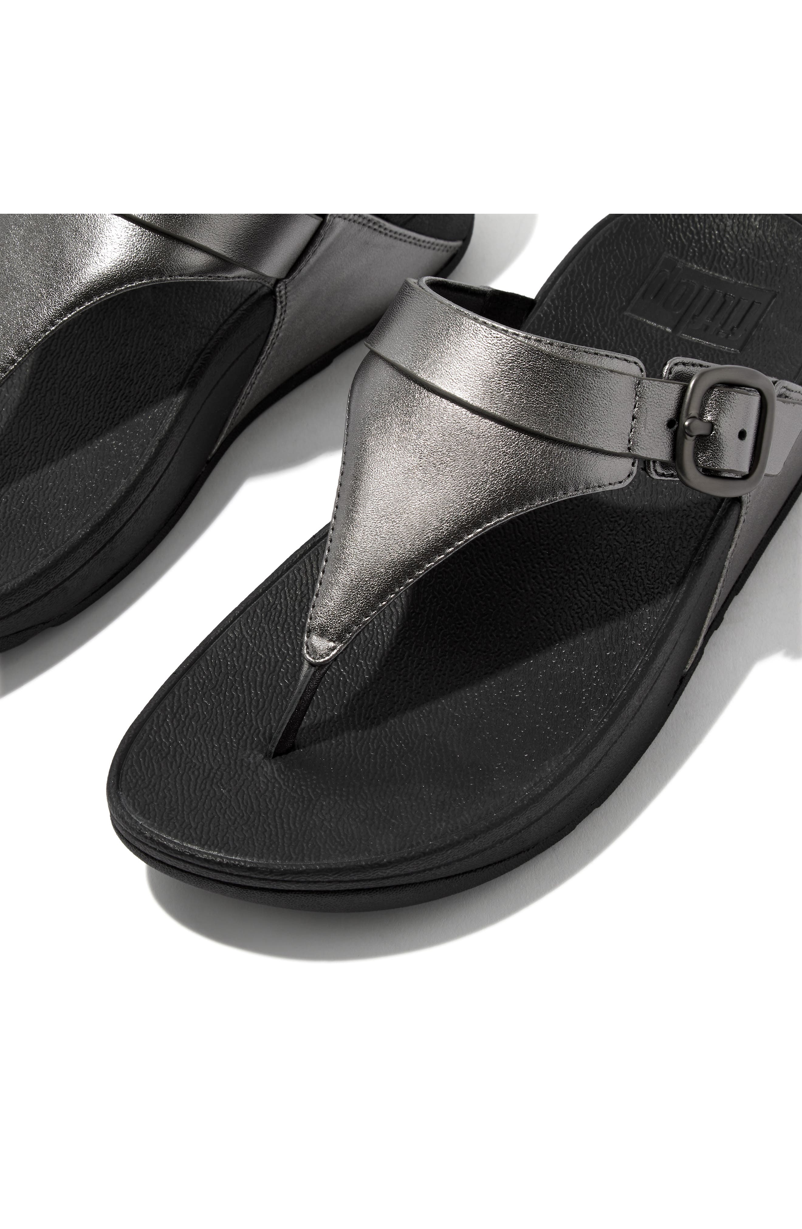 Lulu Flip Flop, Alternate, color, CLASSIC PEWTER MIX