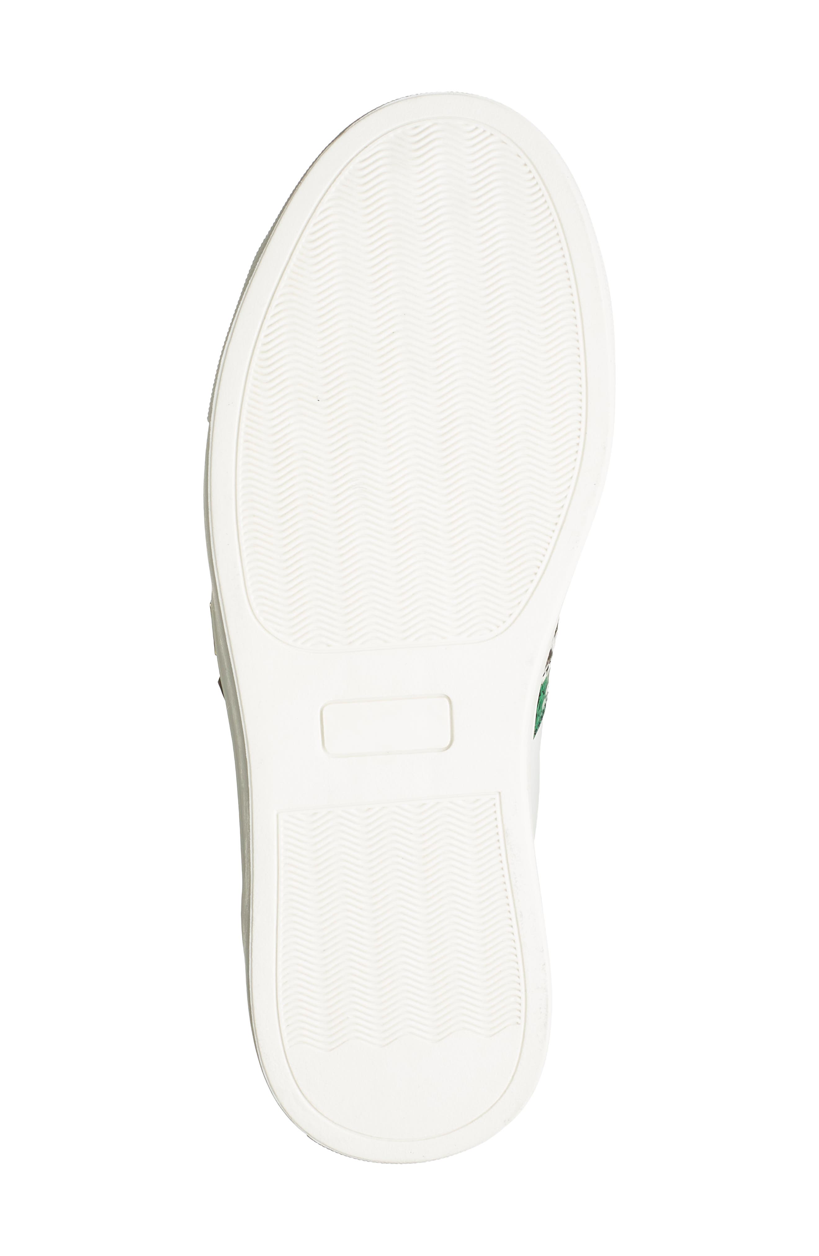 Roberto Cavalli Snake Embossed Pyramid Stud Tennis Shoe, Alternate, color, 