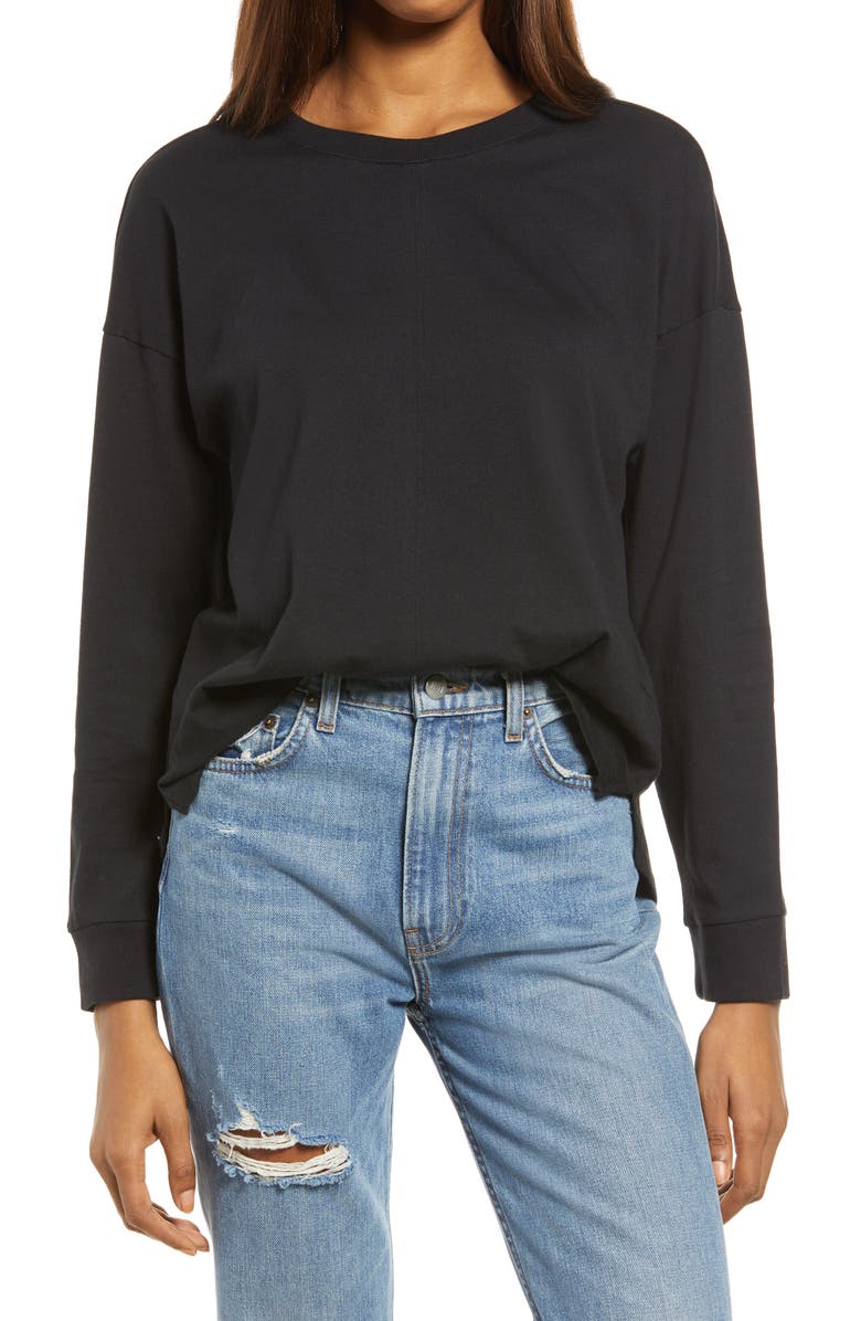 Madewell Newville Cotton T-Shirt, Main, color,