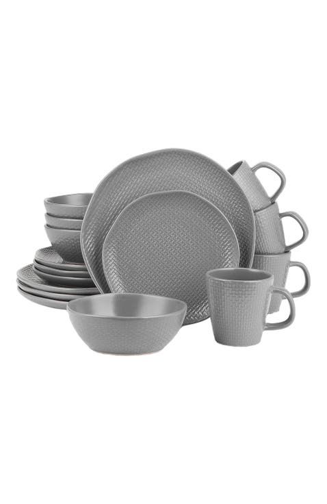 Abigail Stoneware 16-Piece Dinnerware Set