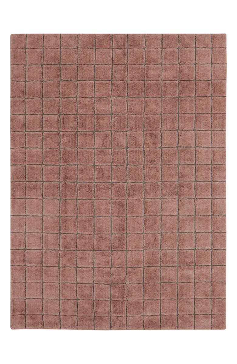 Lorena Canals WoolableMosaic Washable Wool Rug, Main, color, Quartz