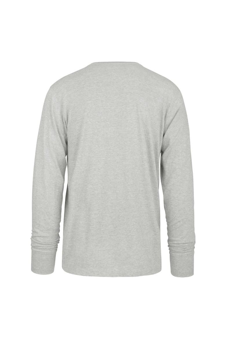 Men's '47 Gray Philadelphia Eagles Premier Franklin Long Sleeve T-Shirt, Alternate, color, Gray